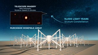 Artist’s Impression of the Murchison Widefield Array radio telescope