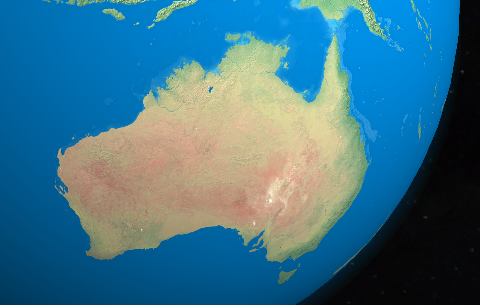 Australia_space_view By Globe Master 3D - CC BY 3.0