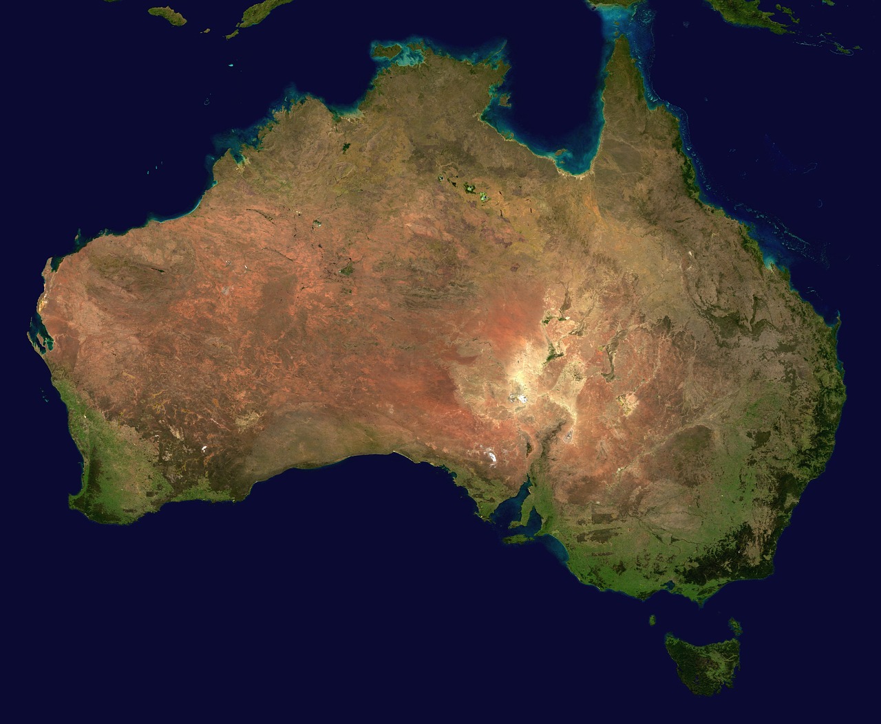 CC-0.https://pixabay.com/photos/australia-continent-geography-map-62823/