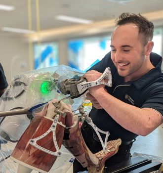 Flinders University researcher Dr Kieran Bennett 