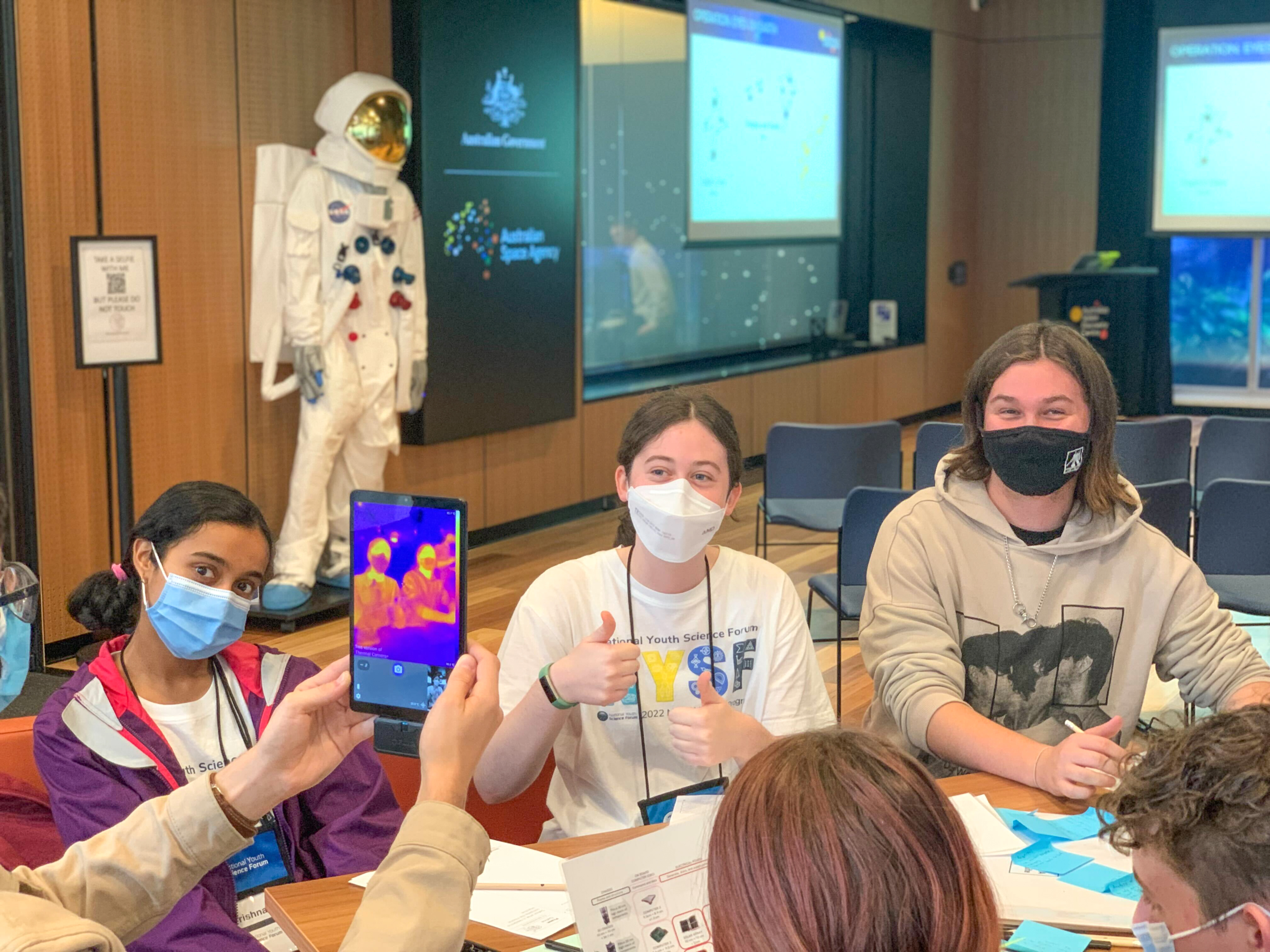 Participants at the National Youth Science Forum.