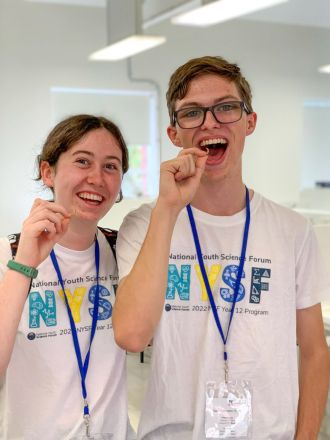 Participants at the National Youth Science Forum.