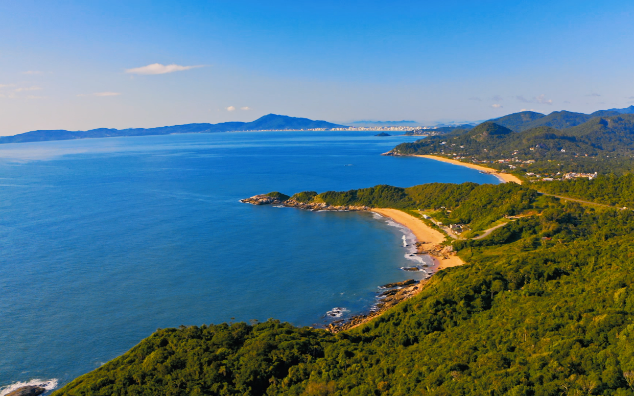 The coast of Balneário Camboriú in Brazil, a coastal region that is under high levels of increasing pressure. Credit: Leonardo Felippi