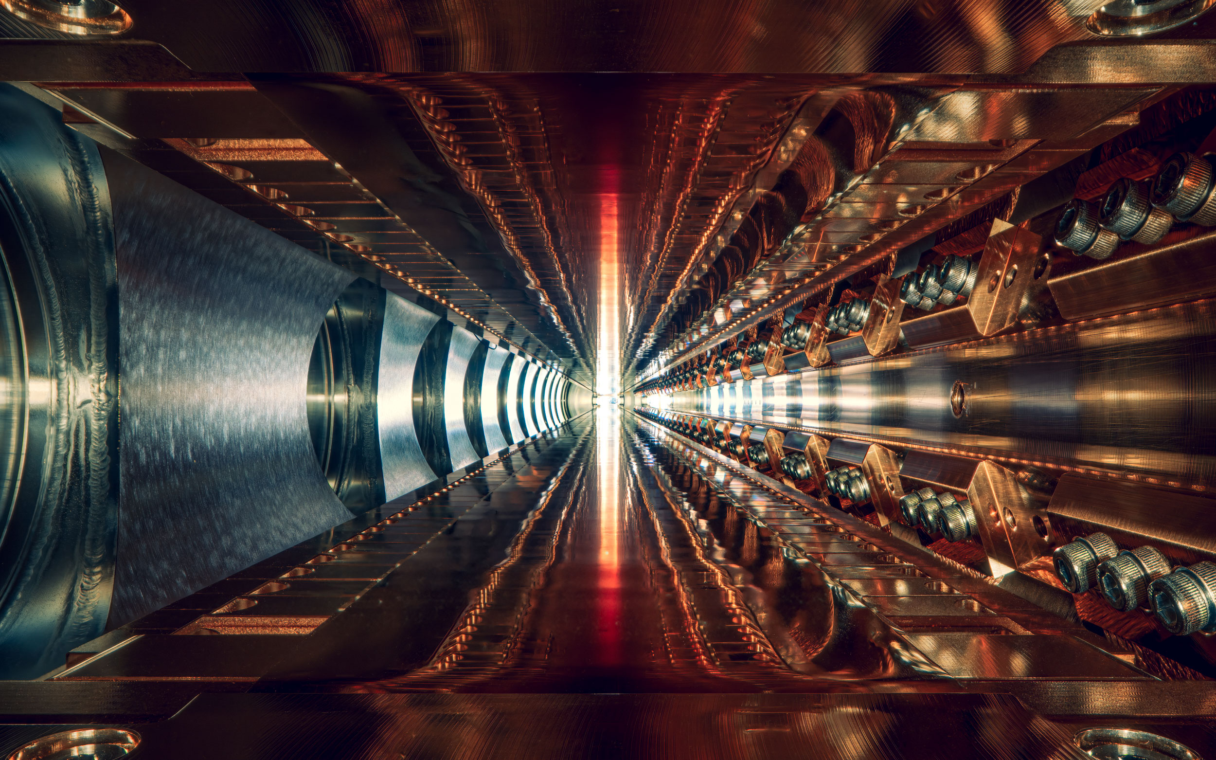 Cryogenic undulator by photographer Charles Brooks