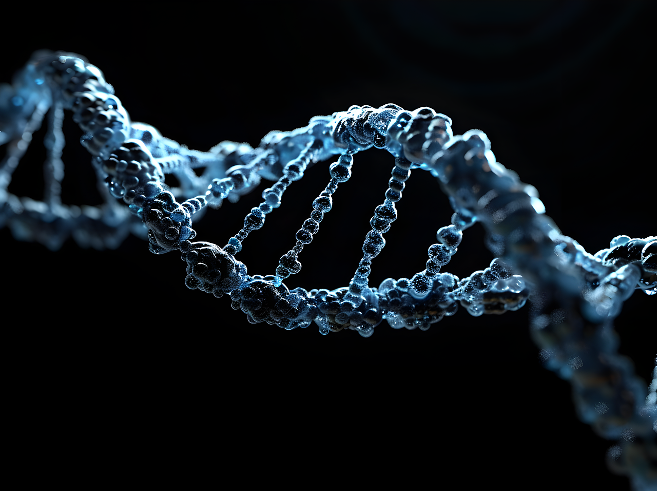 CC-0. https://pixabay.com/illustrations/ai-generated-dna-biology-science-8894086/