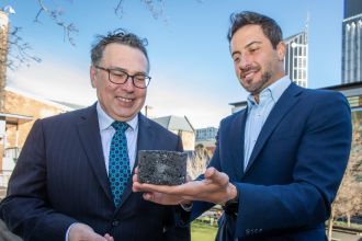 Geoff Allan with Filippo Giustozzi