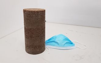 Recycled road-making material