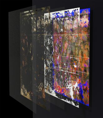 Rendering of the layers of the laminate mask
