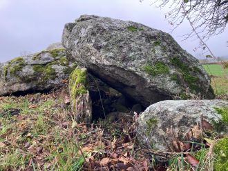Neolithic passage grave at Karleby in Falbygden, Sweden.