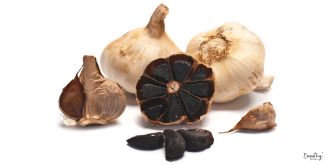 Black garlic display