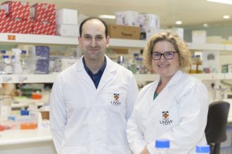Researchers A/Prof. Phillips and Dr Sharbeen, UNSW Sydney
