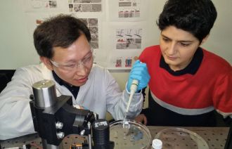 Jayden Chen and Associate Professor Noushin Nasiri