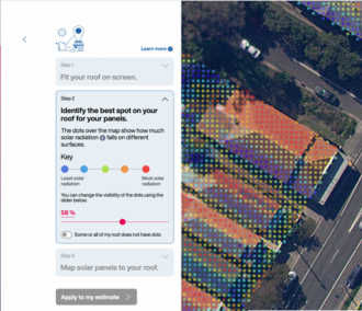 Screenshot of Sunspot tool