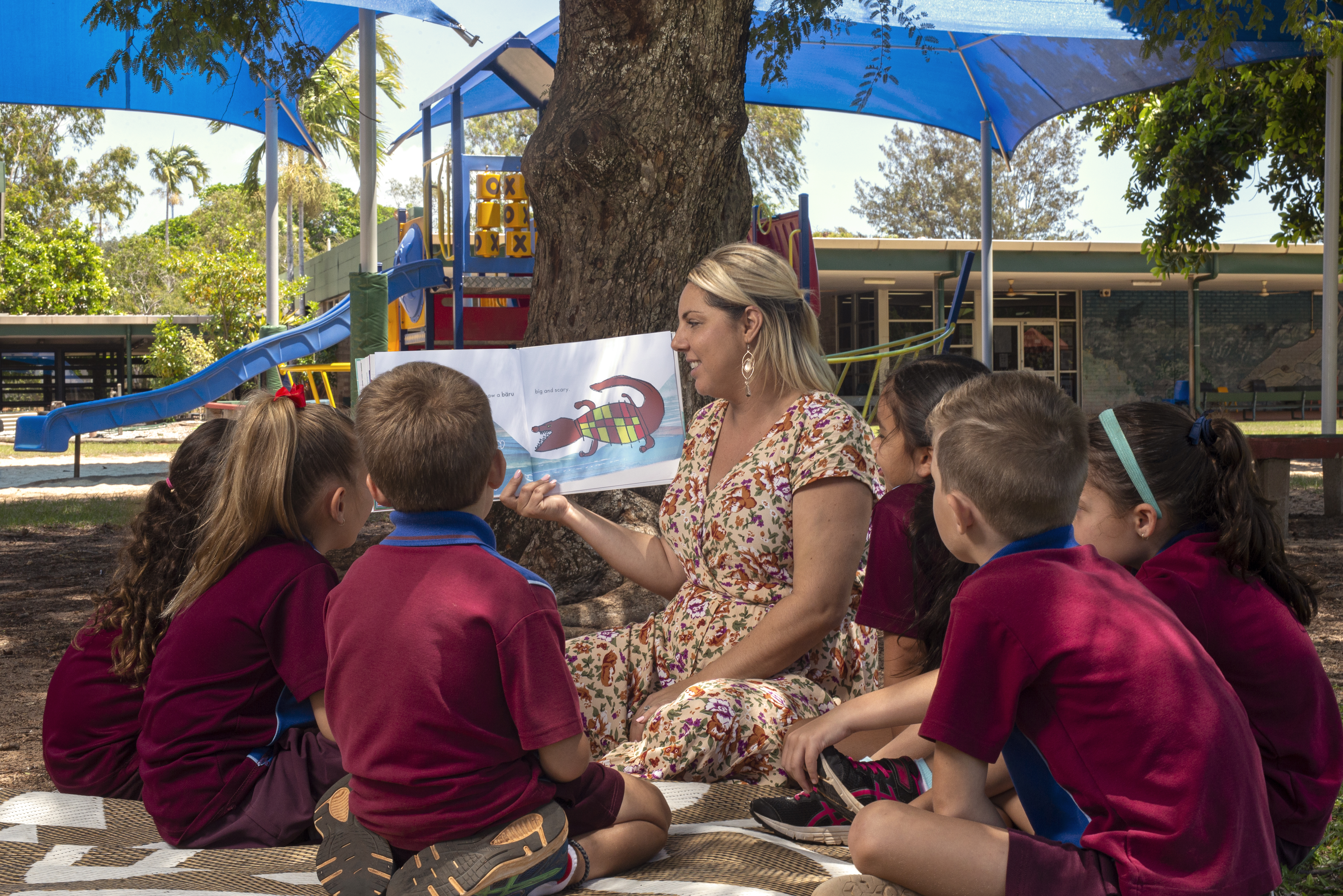 Northern Territory school teacher Alisha Chapman teaches at a primary school in Nhulunbuy. 