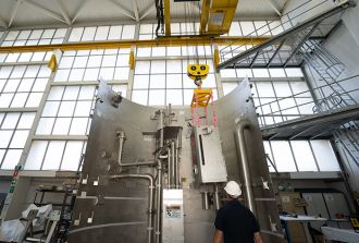 Mock-up of the OPAL reactor 