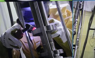 Welding in the reactor vessel