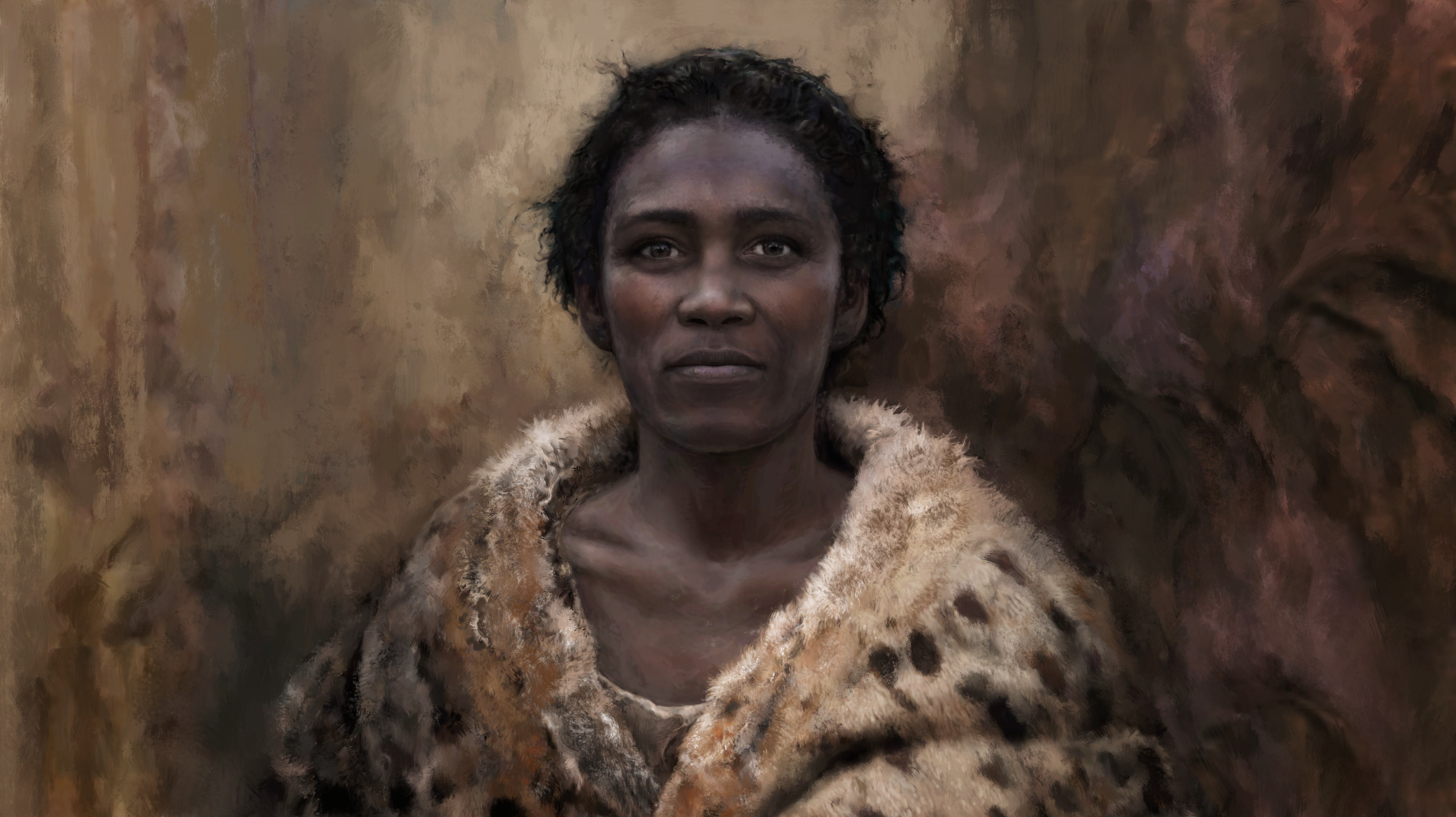 Illustration of Zlatý kůň, who belonged to the same population as the Ranis individuals and was closely related to two of them. Credit: Tom Björklund.