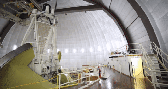 The SAMI instrument inside the Anglo Australian Telescope