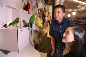 Australian Museum Professor Simon Ho, Dr JacquelineNguyen Credit JamesAlcock
