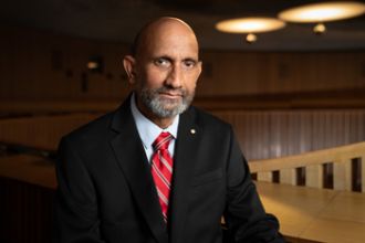 Academy President Professor Chennupati Jagadish.