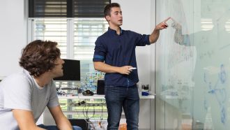 Dr Ben Brown and Pablo Bonilla Atiades