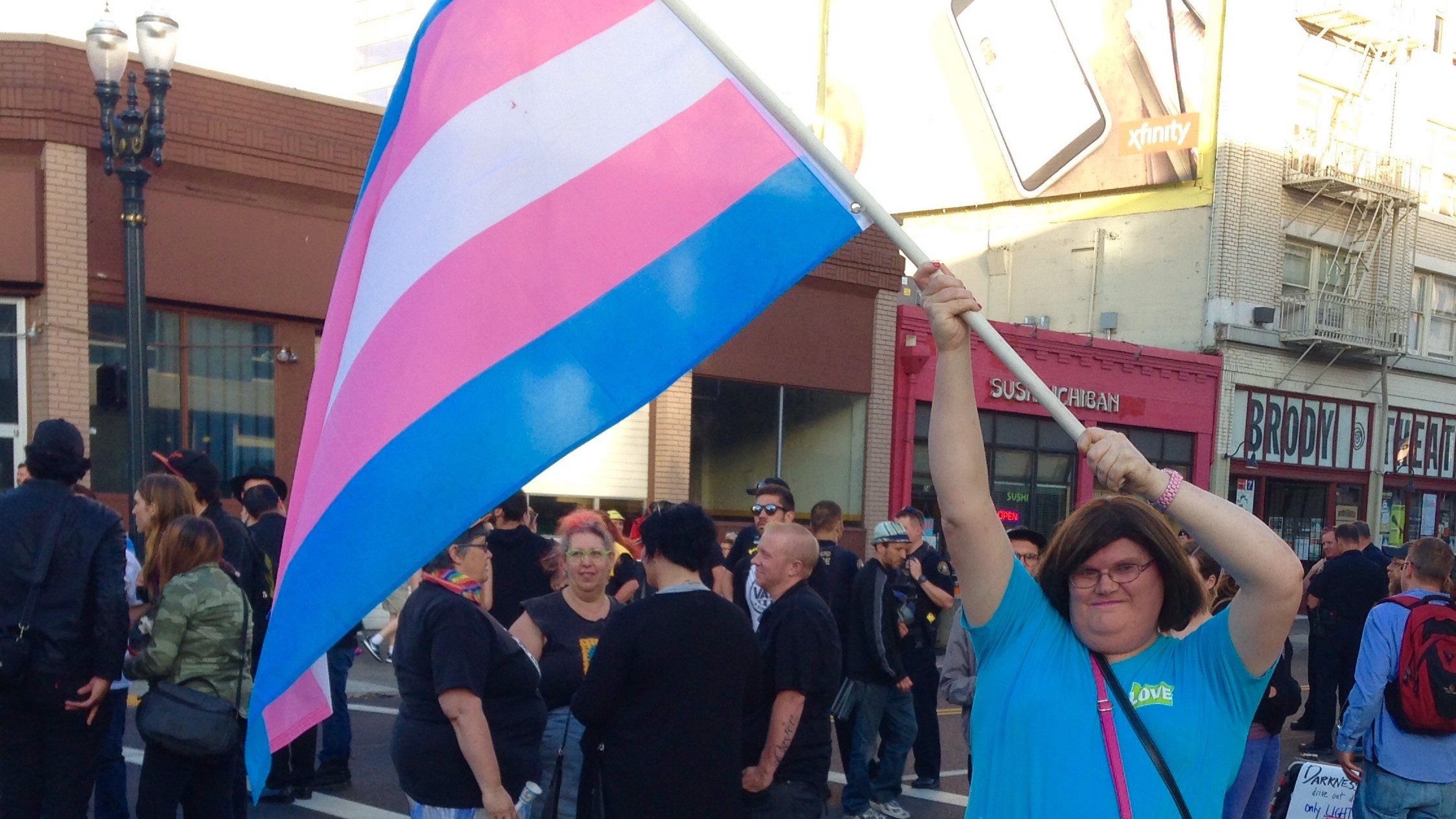 Transgender_pride_flag credit sarahmirk CC BY-SA 4.0