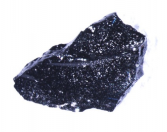 A sample of the organic glass under direct light.