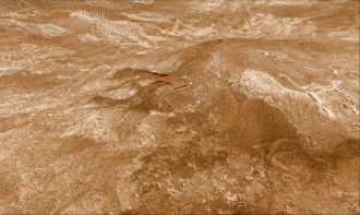 Sif Mons area on Venus 