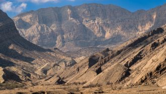 The Central Zagros Mountains in the summer.