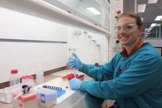 PhD candidate Garth Campbell