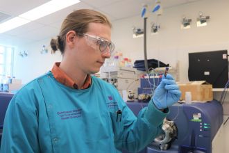 PhD candidate Garth Campbell 