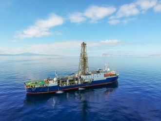 JOIDES Resolution, the ship used in scientific ocean drilling for the IODP