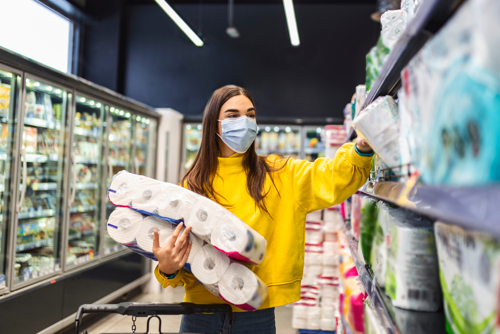Stocking up on toilet paper – bizarre as it may be – helped many people regain a sense of control at the start of the pandemic. Photo: Shutterstock.