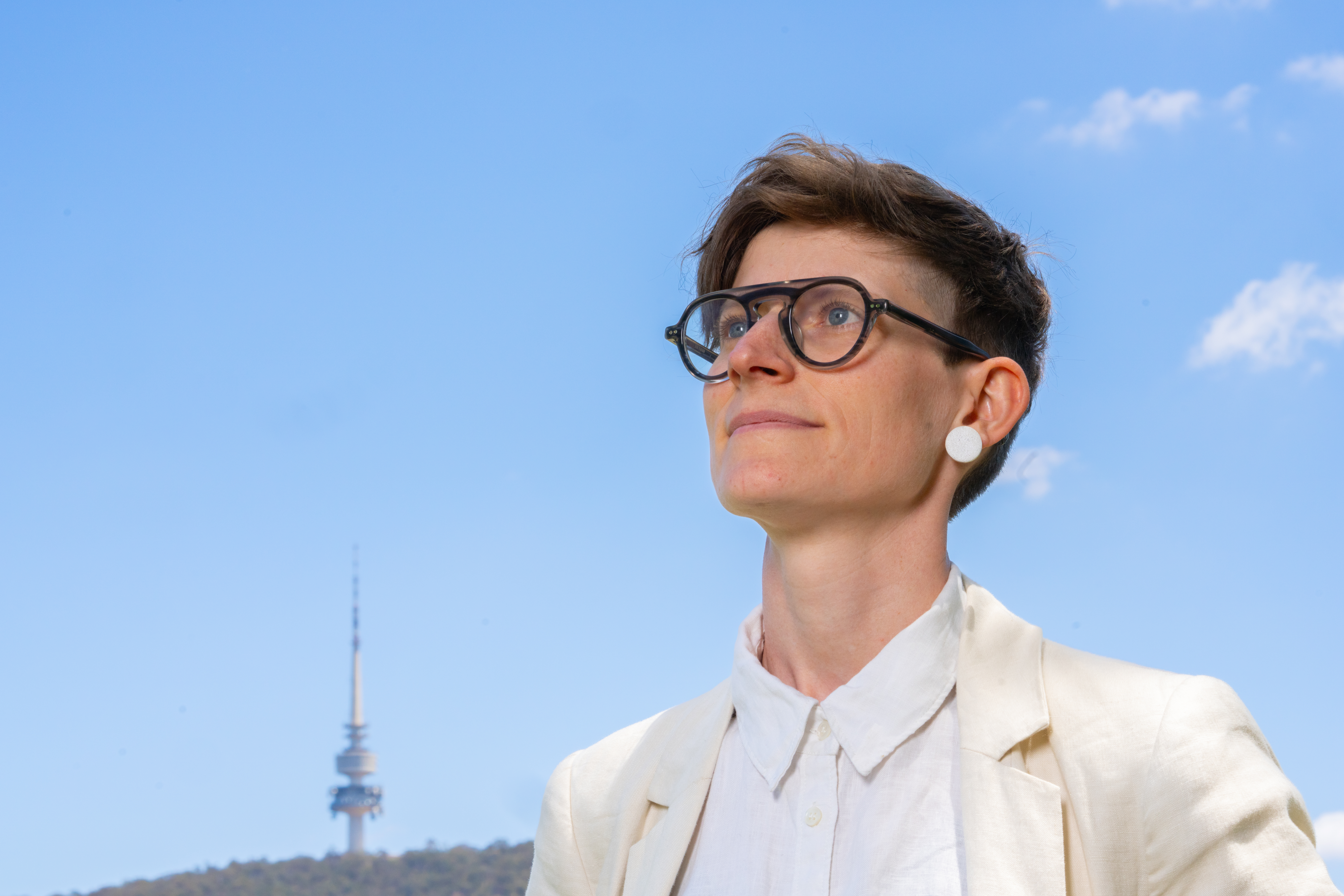 Report co-author Dr Elise Stephenson says achieving true gender and diversity parity in politics requires more than increasing candidate numbers. Photo: Jack Fox/ANU 