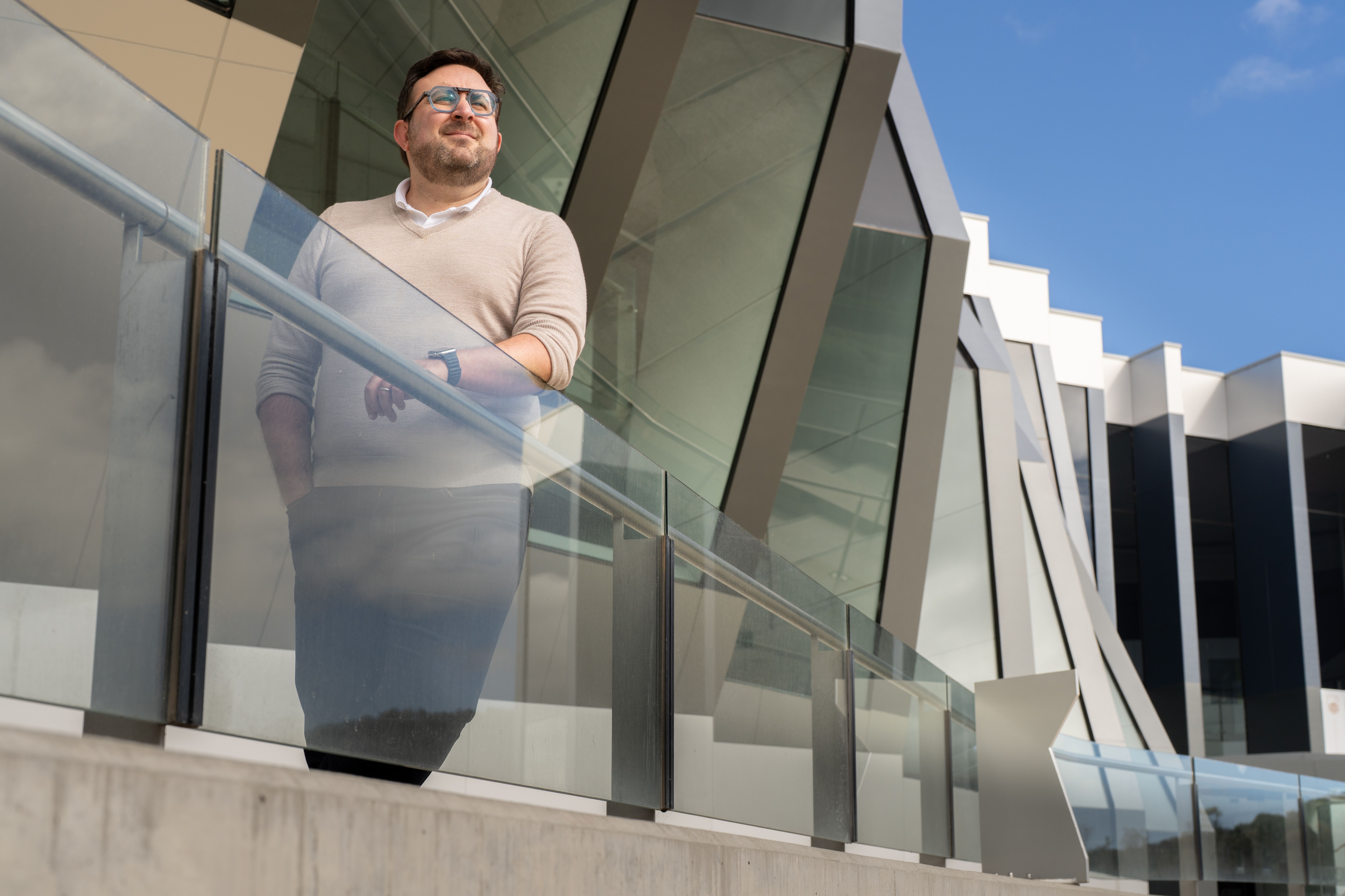 ANU Professor Mark Polizzotto says the drug trial's goal is to target a key driver of cancer, and speed development to get effective treatments to patients sooner. Photo: Jack Fox/ANU 