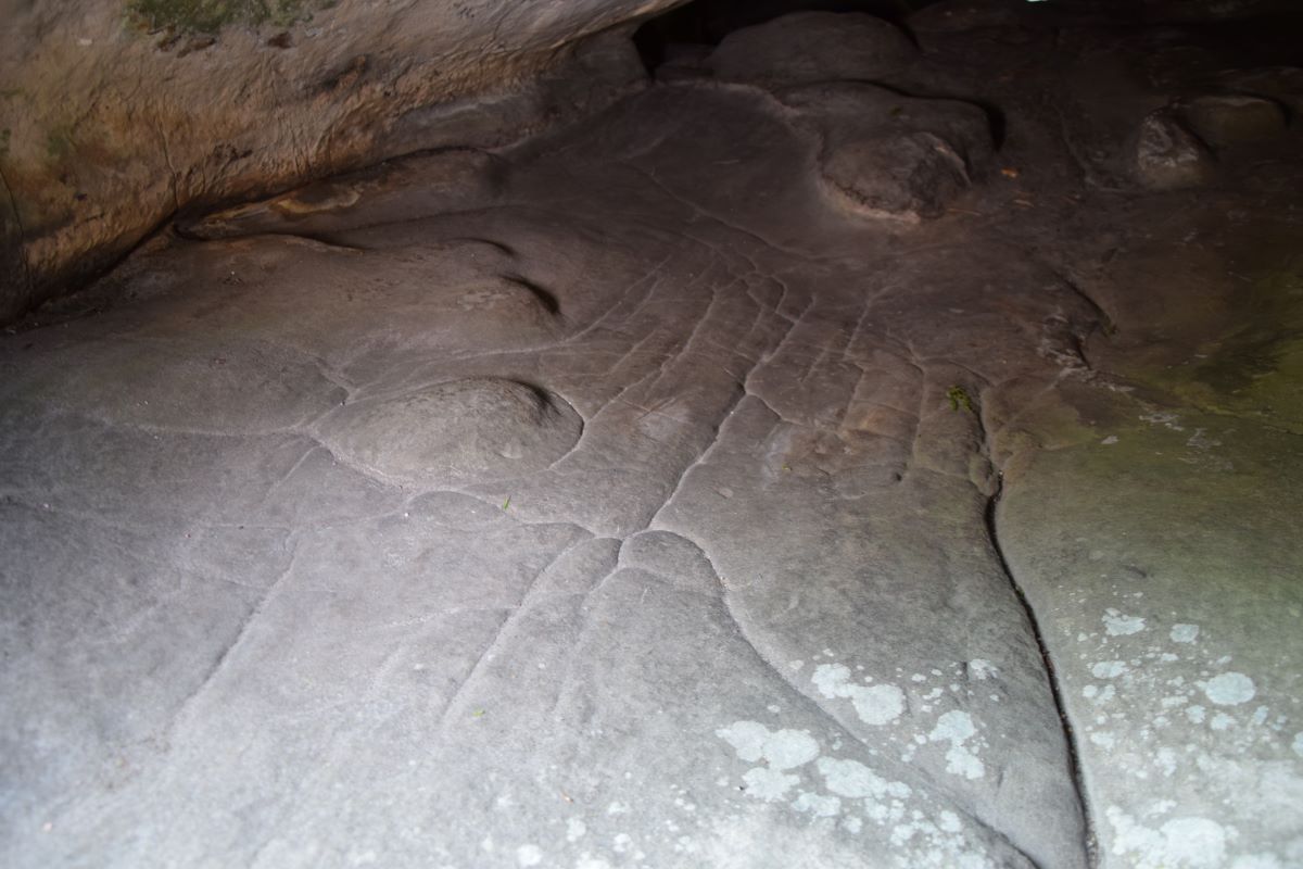 View of the three-dimensional map on the Ségognole 3 cave floor. Credit: Dr Médard Thiry
